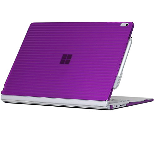 mCover Case Compatible for 2016~2022 13.5" Microsoft Surface Book 1/2 / 3 with Detachable Tablet Display ONLY (NOT Fitting Cheaper Surface Laptop Models) - Purple - color: Purple
