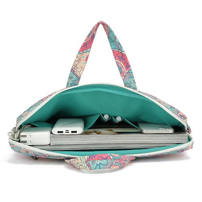 Water Resistant Laptop Sleeve Case Bag for MacBook Pro 16 inch and 15.6 inch and 16 inch laptop(Bandanna Muti-Pockets) - color: Bandanna Muti-pockets