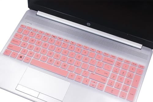 Keyboard Skin Compatible for 15.6" HP Pavilion 15-dy/dw 15-db/da 15-bs/bw 15-ef 15t 15z 15t-dw400 15-dy2024nr dy2021nr 15-dy2073dx 15-dw4047nr dw3021wm 15-db0011dx 15-ef1023dx/HP 17t 17-bs/ca/by (Pink - color: Pink
