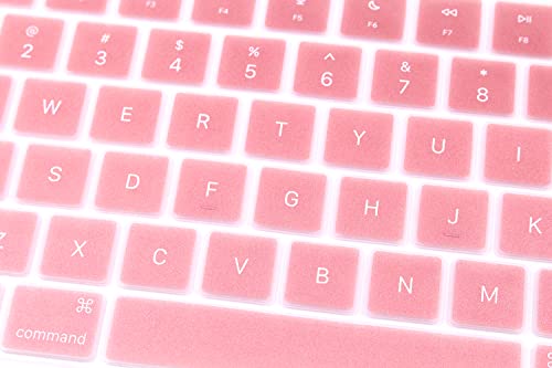 Keyboard Skin Compatible for 2026-2021 MacBook Pro 14 16 M5 M4 M3 M2 M1 A3426 A3427 A3434 A3112 A3401 A3185 A2442 A2779 A2918 A2992 A3428 A3429 A3403 A3186 A2485 A2780, MacBook Neo 13" (Rose Gold) - color: Rose Gold