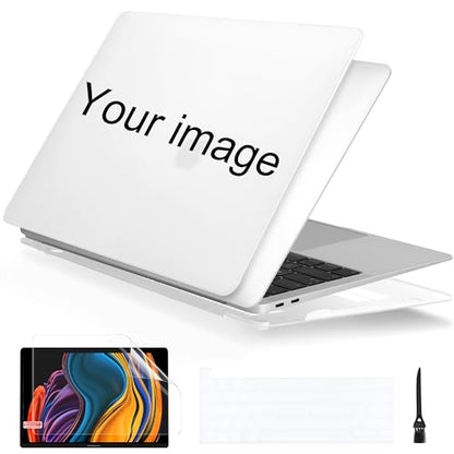 Batianda Customizable Case for MacBook Pro 13" 2022 2020, Custom Design | Fits A2251 A2289 A2338 M1/M2 Chip, Add Patterns You Like, Slim Hard Shell Protection for Students, Creators, Gifts Buyers - color: A-Customizable