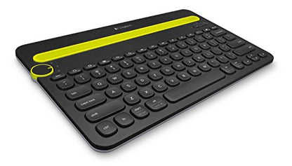 Logitech K480 Wireless Multi-Device Keyboard for Windows, macOS, iPadOS, Android or Chrome OS, Bluetooth, Compact, Compatible with PC, Mac, Laptop, Smartphone, Tablet - Black