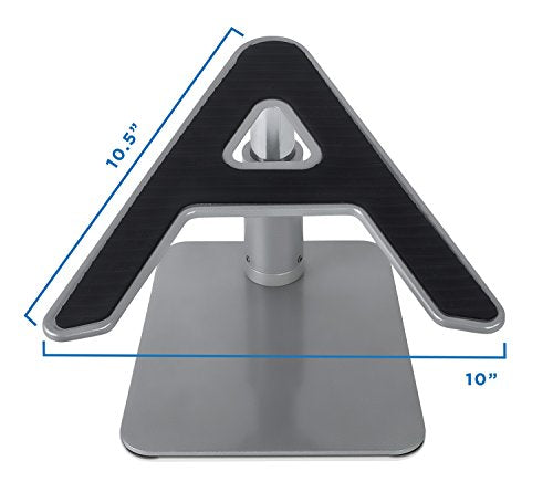 Mount-It! Adjustable Height Laptop Stand for Desk, Ergonomic Laptop Riser for 11–15 Inch Laptops, Tilted Desktop Lift with Anti-Slip Platform, Up to 33 lbs