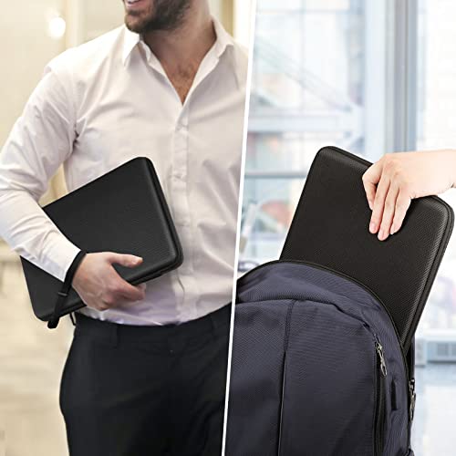 FINPAC Hard Laptop Sleeve Case for 11.6-inch Chromebook, Shockproof Computer Carrying Case Compatible with 11.6-inch Samsung Chromebook 4+/4/3/2, Acer/HP/Dell/ASUS/Surface Laptop 13", Pro 12", Black - color: Black, size: 11.6-inch Chromebook