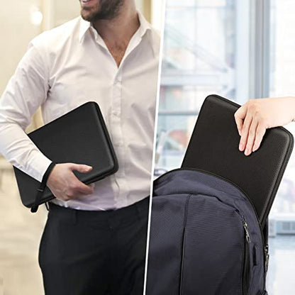 FINPAC Hard Laptop Sleeve Case for 11.6-inch Chromebook, Shockproof Computer Carrying Case Compatible with 11.6-inch Samsung Chromebook 4+/4/3/2, Acer/HP/Dell/ASUS/Surface Laptop 13", Pro 12", Black - color: Black, size: 11.6-inch Chromebook
