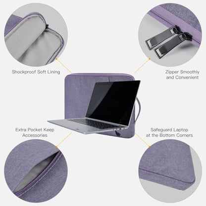 14 Inch Laptop Sleeve Case for HP Chromebook/Stream/Pavilion Plus 14, Lenovo IdeaPad, ASUS Vivobook Go, Dell Latitude Computer Bag, Ultra Violet - color: Ultra Violet, size: 14 Inch