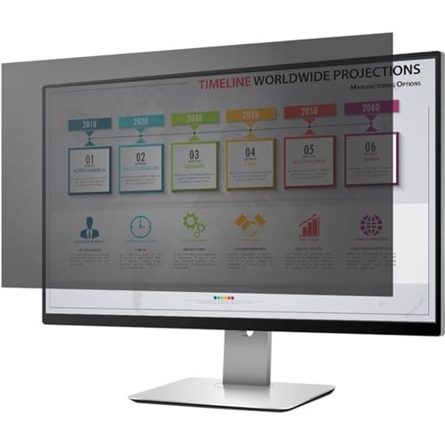 PrivacyView™ Privacy Filter for 23" Widescreen Monitor- Unframed - Black
