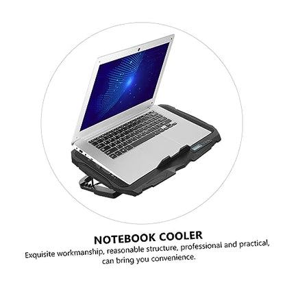 DOITOOL Adjustable Laptop Cooler High-Speed Silent Fan RGB Lighting Design Ventilated Support Stand for Gaming and Work Use Compatible Laptops