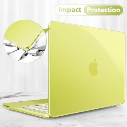 May Chen for MacBook Neo 13 inch Liquid Retina Display ((2026 Release A3404), Slim & Lightweight Protective Case with Screen Protector&Keyboard Cover&Dust Plug, Crystal Citrus - color: Crystal Citrus