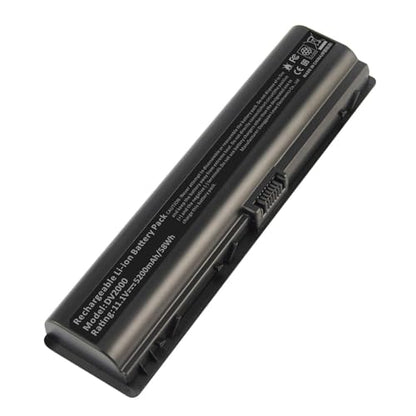 TREE.NB 11.1V 6 Cell Laptop Battery for HP Pavilion DV2000 DV2100 DV2200 DV2400 DV6000 DV6100 DV6300 DV6500 DV6700 Compaq Presario C700 Battery - size: 8.07x2.05x0.83inch DV2000