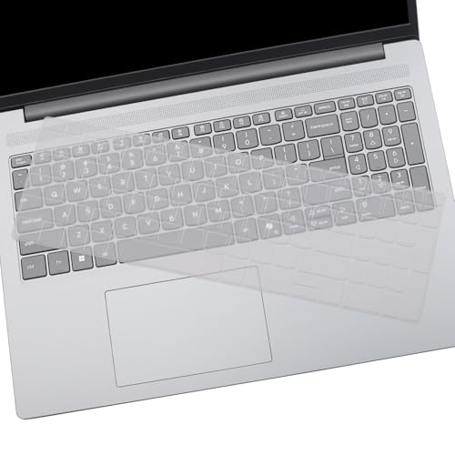 Keyboard Skin for 2025 Lenovo IdeaPad Slim 5 5i 16AHP10 16AKP10 16IRH10R 16'', IdeaPad Slim 3 3i 3X 16 15" 16ARP10 16IRH10 15AHP10 15IRU10 15Q8X10 15IRH10-Clear - color: Clear