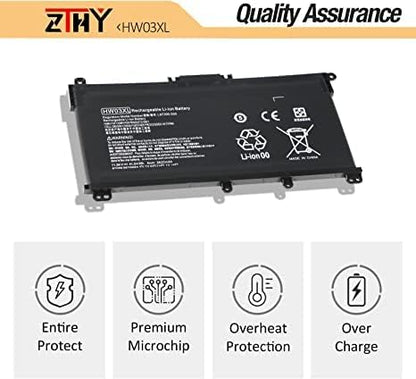 HW03XL L97300-005 Battery Replacement for HP Pavilion 15-EG000 15-EH000 | 17-CN000 17-CP000 17z-cp100 17t-cn200 17z-cp100 17z-cp200 15z-eh100 15z-eh200 15t-eg100 15t-eg200 15-eg0xxx eg0073cl eg0070wm - size: 9.45*6.3*0.28 inch HW03XL