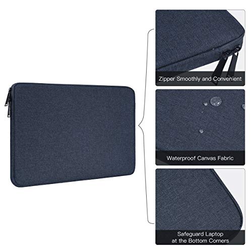 15.6 Inch Laptop Sleeve Case Bag for HP Envy x360/ Pavilion/Victus 15.6" Gaming Laptop, ASUS VivoBook 15.6/TUF/ZenBook 15, IdeaPad 3, Razer Blade 15.6, Acer Dell Samsung Chromebook, Navy Blue - color: Blue, size: 15.6 Inch
