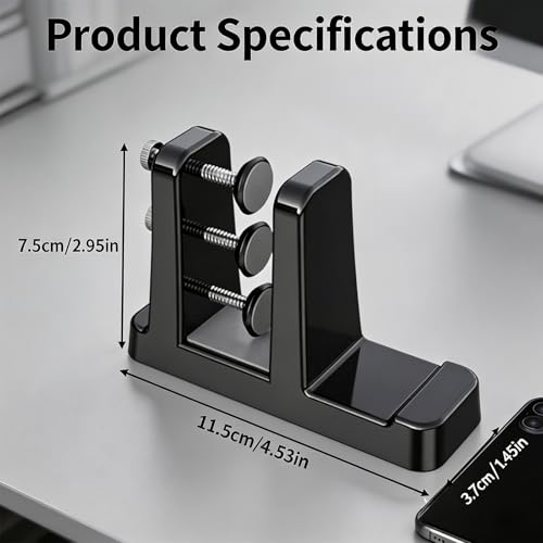 Ergonomic Vertical Laptop Stand – Space-Saving Cooling Laptop Stand for Desk Organization, Portable Stand, Compatible with MacBook Air Pro, Dell, HP, Lenovo, Tablets that Can Open 180°