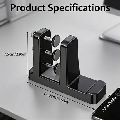 Ergonomic Vertical Laptop Stand – Space-Saving Cooling Laptop Stand for Desk Organization, Portable Stand, Compatible with MacBook Air Pro, Dell, HP, Lenovo, Tablets that Can Open 180°