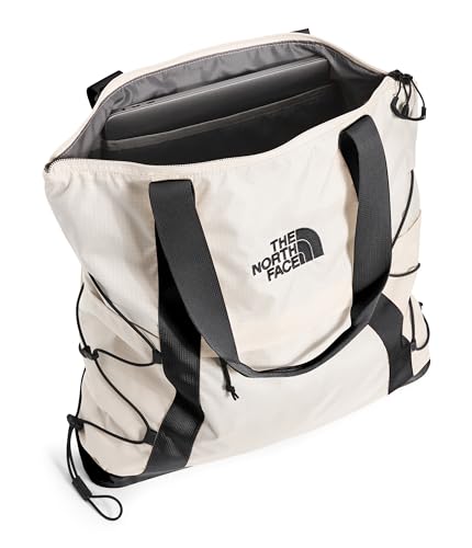 THE NORTH FACE Borealis Tote Bag | Over Shoulder & Backpack Carry Options, Water Repellent, 16" Laptop Sleeve - color: Gardenia White/Tnf Black-npf