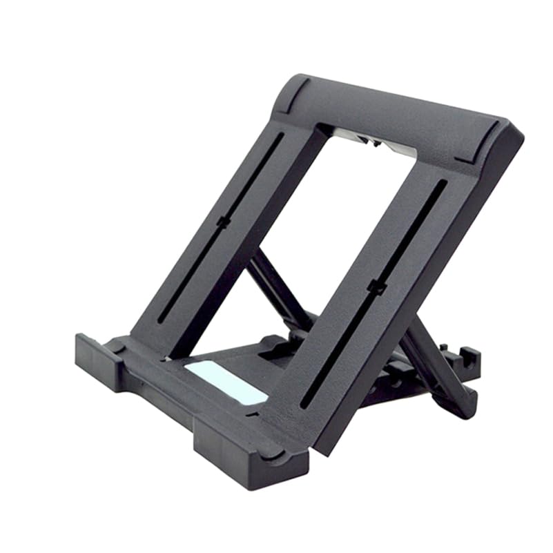 ARTIBETTER Adjustable Portable Tablet Holder Stand Mini Folding Flat Plate Bracket Compatible with Tablets and Laptops for Vertical and Horizontal Viewing