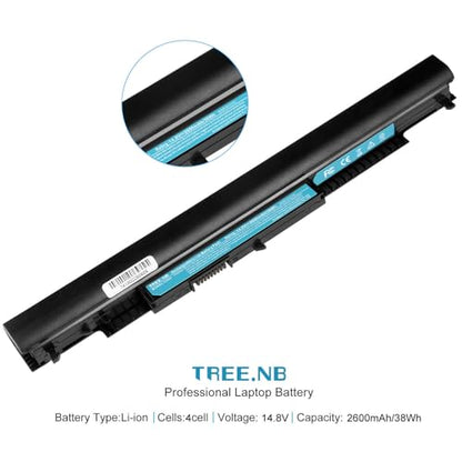TREE.NB (Long Life New 807956-001 Replacement Laptop Battery for HP Spare 807957-001 807611-421 807611-131 807611-221 807612-421 HS04 HS03 HSTNN-LB6U Notebook 15-AY039WM HP 240 245 250 255 256 G4/G5 - color: NEW HS03 HS04