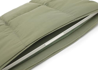 Puffy Laptop Sleeve 13 Inch 14 inch, Green | Pillow Shape Laptop Sleeve, Compatible MacBook Pro 13inch 14 Inch M4 M5 Pro/Max, MacBook Air M1 M2 M3 2026, MacBook Neo - color: Green, size: For 13"-14" MBA/MAP M4 M3 M2 M1