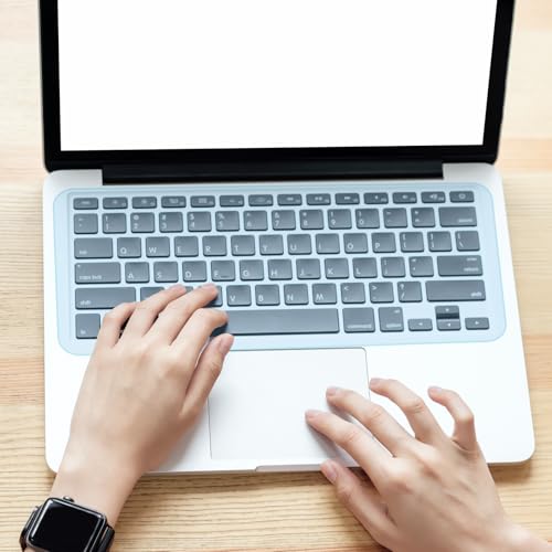 Premium Silicone Keyboard Protector Cover for 13-14 Inch Laptops and Desktops, Dustproof and Transparent, Soft and Flexible Keyboard Skin(4MIX)