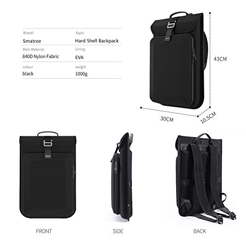 Smatree Upgrade Hard Laptop Backpack for 15.6inch DELL XPS 15,Acer Aspire 5/Nitro 5/Nitro V 15,HP OMEN 15, for 13-14.5inch XPS 14/13 Plus/13 2-in-1/13,Surface Pro 8 13inch, 13-15.6inch Bag | for 13-15.6inch DELL XPS15/14/13Plus/13 2-in-1/13,Acer Aspire/Ni