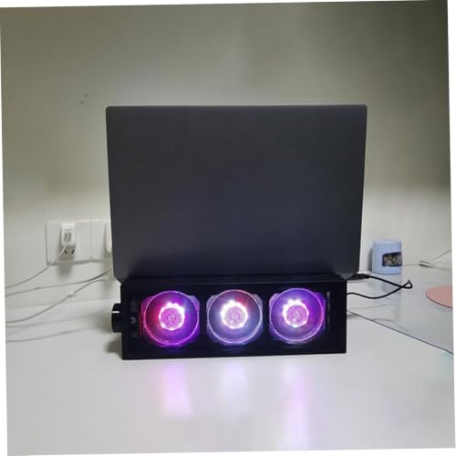 Speed RGB Gaming Laptop Cooling Pad with Stand Ergonomic Notebook Cooler Rack for Overheat Prevention and Comfortable Viewing Angle Laptop Accessory