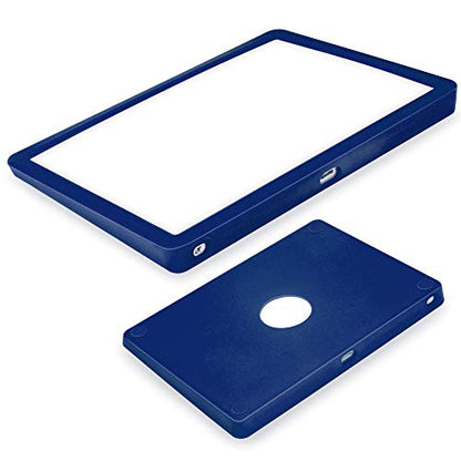Silicone case for Magic Trackpad 2 Silicon case for Apple Wireless Touchpad Apple Trackpad Protective Cover，Anti-dust and Anti-Scratch Washable Wear-Resistant Silicone Skin (Dark Blue) - color: dark blue