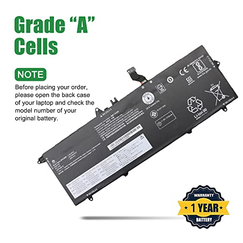 02DL013 L18L3PD1 SB10K97651 Laptop Battery Replacement for Lenovo ThinkPad T490s T495s T14s Gen 1 2020 Series 02DL014 L18M3PD1 SB10K97652 02DL015 L18M3PD2 02DL016 L18C3PD1 11.58V 57Wh