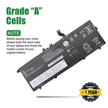 02DL013 L18L3PD1 SB10K97651 Laptop Battery Replacement for Lenovo ThinkPad T490s T495s T14s Gen 1 2020 Series 02DL014 L18M3PD1 SB10K97652 02DL015 L18M3PD2 02DL016 L18C3PD1 11.58V 57Wh