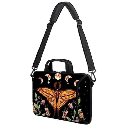 13" laptop bag laptop sleeve chromebook case adjustable shoulder strap with handle accessory pocket for men women (RYD-13-4) - color: Ryd-13-4