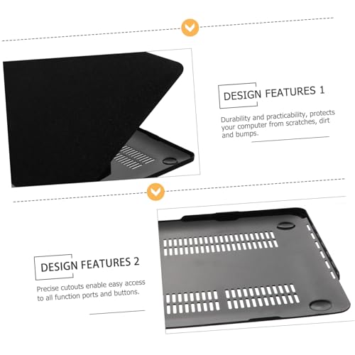 Laptop Cover Protective Case for Pro Plastic Laptop Shell Full Body Protection