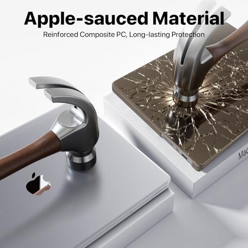 Soonjet Matte Case for MacBook Pro 14 inch M5 M4 M3 M2 M1 2026-2021 Laptop | Anti Cracking, Color Match, Frost Clear, Protective Hard Shell Cover, Fingerprint & Scratch Resistant, Ultra Thin, Snap on - color: Frosted Clear