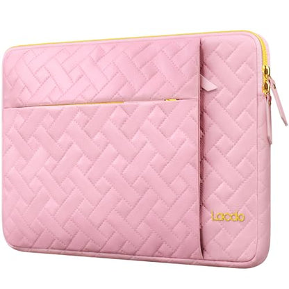Lacdo 13 Inch Laptop Sleeve Case for 13 inch MacBook Air M5 A3449 (2026), M4 A3240 2025, M3 A3113, M2 A2681, M1 A2337 A2179 A1932 | 13 inch MacBook Neo A18 Pro A3404 (2026) Computer Bag, Sakura Pink - color: Sakura Pink, size: New MacBook Air/Neo/Pro 13 I