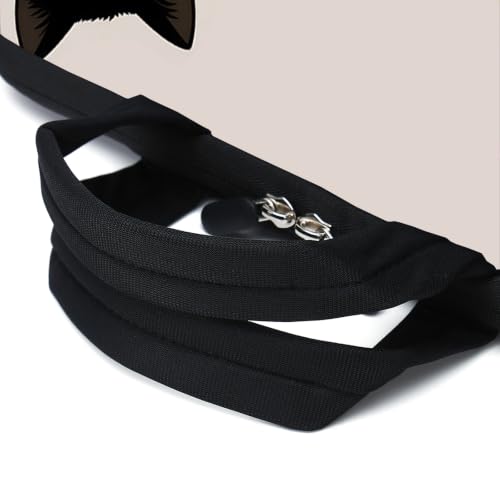 15Inch Laptop Sleeve Carrying Bag with Handle， Front Pocket for Placing Power Adapter and Mouse for men women - color: Cat-3