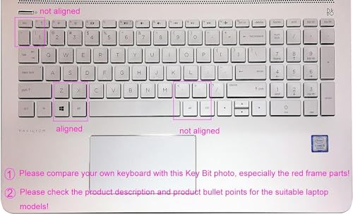 Keyboard Skin Compatible for 15.6" HP 15-dy 15-dw 15-db 15-bs/bw 15-ef 15t 15z 15-dy2024nr dy2021nr 15-dy2703dx dy4013dx 15-dw3033dx dw3013dx 15-db0011dx 15-ef1023dx / HP 17t 17-bs/ca/by Series (Mint - color: Mint
