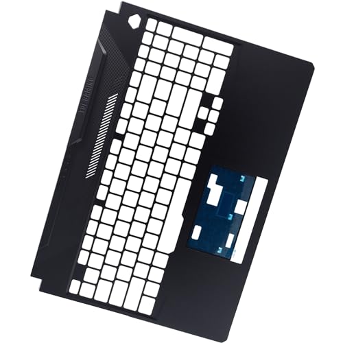Deal4GO Upper Case Palmrest Keyboard Bezel Cover (7 Air Outlet) Replacement for ASUS FA506 FX506 FA566 FA506Q FA506IE FX506HM - Black
