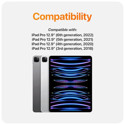 UPPERCASE GhostPaper Air Premium Detachable Paper Feel Writing Sketching Surface Screen Protector, Air-ttach Nano Suction Mounting, Compatible with iPad Pro 12.9" (2018-2022) - size: iPad Pro 12.9" (2018-2022)