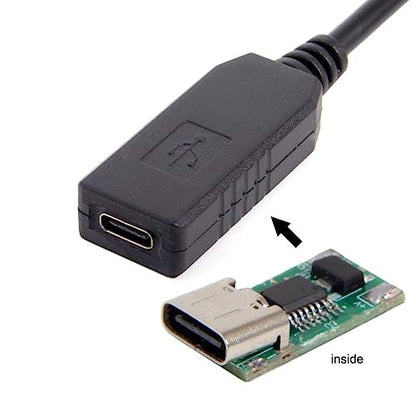 chenyang USB C to DC 20V 4.5x3.0mm Power Plug PD 65W Emulator Trigger Charge Cable for Laptop - style: For DC4.5x3.0mm 20V