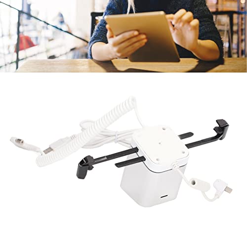 Anti-Theft Display Stand with 95-120dB Alarm and Charging | Floor Counter Showcase for Retail Stores, Universal Compatibility with Tablets and Smartphones, Infrared Remote Unlock