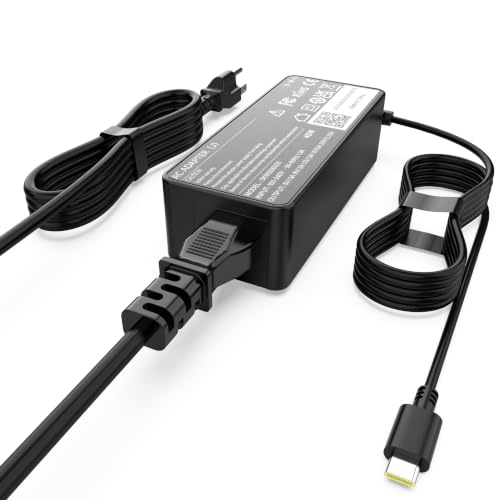 45W USB C Laptop Charger for HP Lenovo Dell Acer, Universal Power Adapter | Compatible with HP Lenovo Dell ASUS Acer Samsung Google laptops and Chromebooks supporting USB-C charging up to 45W