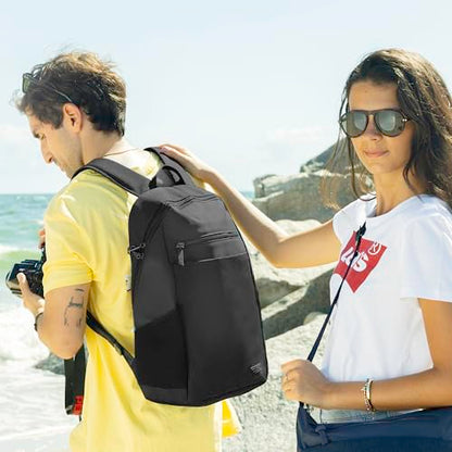 Travelon Anti-Theft Metro Backpack with RFID blocking pouch - color: Black