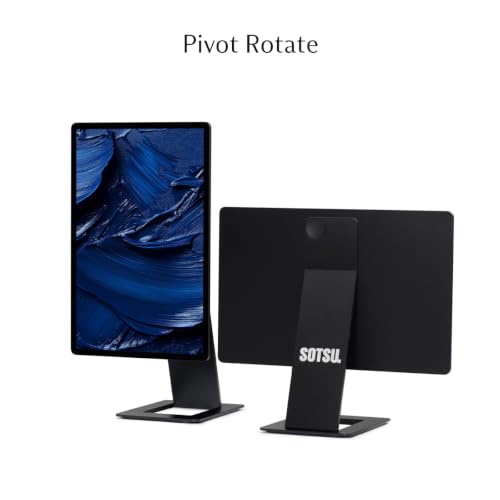 SOTSU FlipAction Pro 16" Gen 2 | 2.5K Portable Monitor | 2560 x 1600 (WQXGA) | 120 Hz | 100% DCI-P3 | 400 Nits | Pivot Rotate | Full Metal CNC | Perfect Match for Mac and Windows (Universe Black) - color: Universe Black