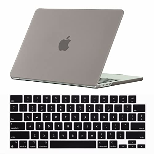 Se7enline for MacBook Neo Case 13 inch 2026 Model A3450,Grey | Hard Shell Laptop Case Washable Keyboard Cover Skin Anti-Scratch Anti-Drop Heat Dissipation Full Port Access Slim Lightweight - color: Grey, size: 13 Inch
