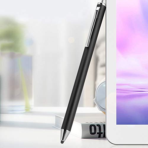 Stylus Pen, Soft Tip Capacitive Stylus Universal for 2018, Tablet, Phone, No Battery Needed, Screen Protector (Black)