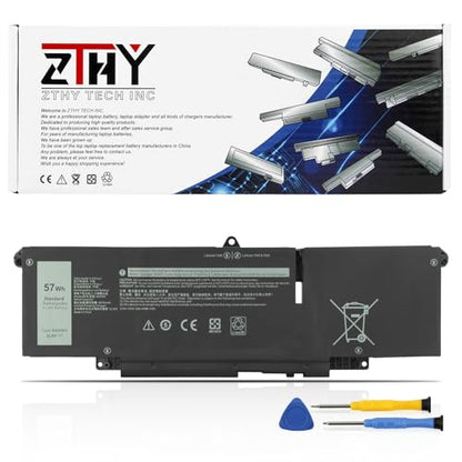 66DWX WW8N8 Laptop Battery for Dell Latitude 7640 7650 7440 7450 7340 7350 | P126F P126F001 P175G P175G001 P176G P176G001 P178G001 P179G P179G001 86D0Y FH97R 0HYH8 0CTJJ6 76KVG 599M7 11.4V 57Wh 3-Cell - size: 10.43*3.19*0.24inch 66DWX
