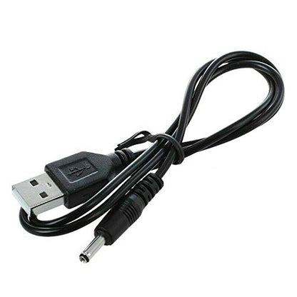 USB 4.5V 5V DC Cable PC Laptop Charger Power Cord Compatible with Insignia NS-P5113 NS-P4112 NS-P4113 Portable CD Player Discman Walkman MP3 Playback Digital FM Tuner NSP5113 NSP4112 NSP4113
