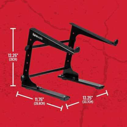 Gator Frameworks Portable Desktop Laptop/DJ Controller Stand with Fixed Height, (GFWLAPTOP1000)