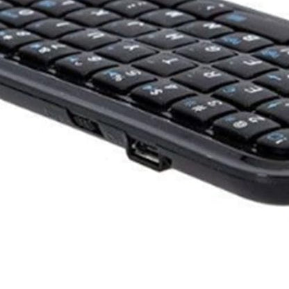 Fabater Bluetooth Keyboard, Wireless and Wired Dual Mode Portable Slim Design Travel Keyboard with Silent Keys and 300mAh Rechargeable Small for Laptop Tablet Phone (Backlit Black)
