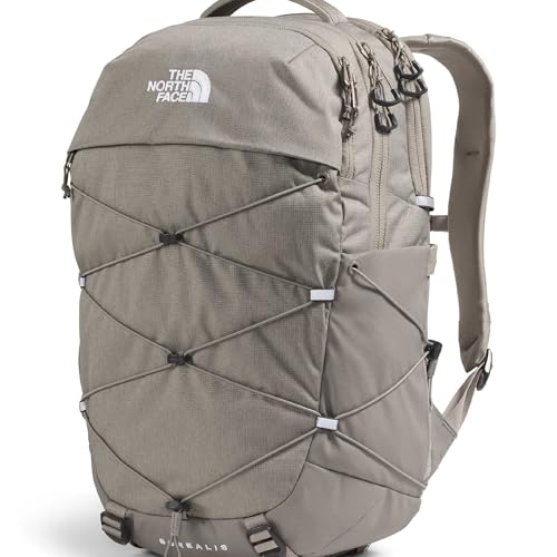The North Face Borealis Laptop Pack, Stone Slab Lt Hth/Stone Slab, OSFA | Everyday Travel Bag, Laptop Sleeve, Reflective Details - color: Stone Slab Light Heather/Stone Slab