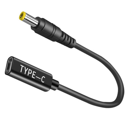 100W USB-C to 5.5x2.5mm 100w 12v Cable, Male to DC Female 12V 19V 20V Adapter, USB C to 5.5x2.5mm Adapter Made for Asus Laptop Series, Router, Printer, RVs, Solar Generator - style: 5.5x2.5mm
